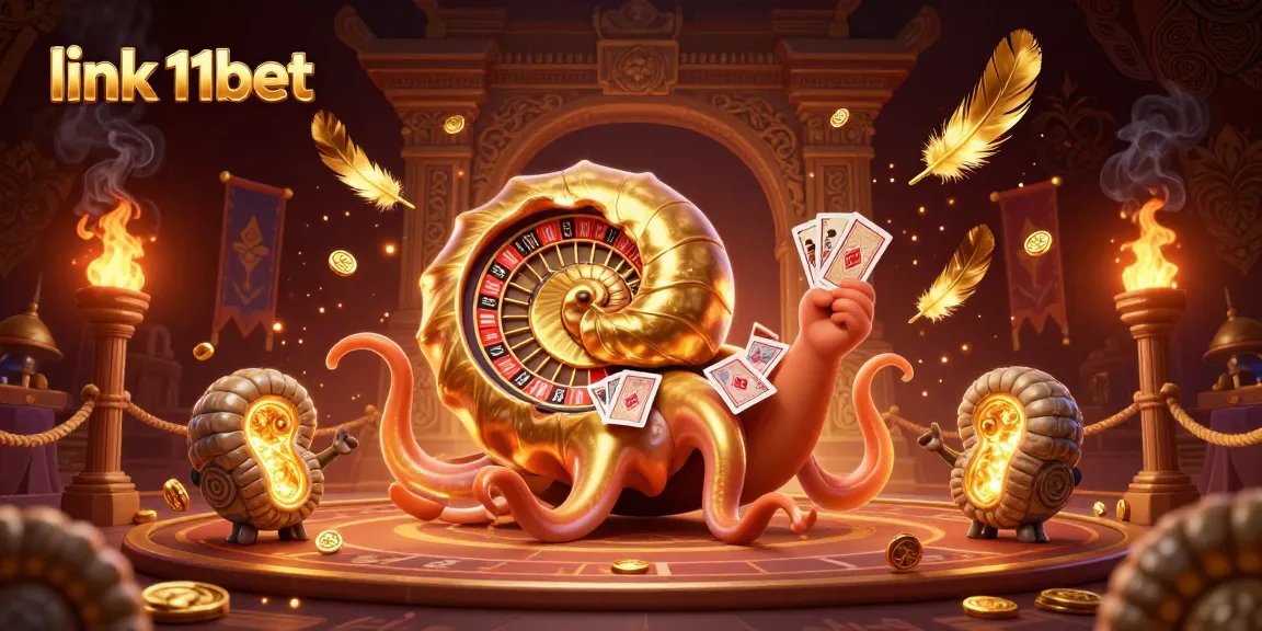 Bet on link 11bet and enjoy a vibrant 3D casino experience featuring a giant nautilus