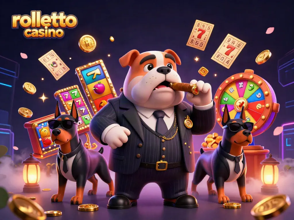 Experience the thrill of rolletto casino with vibrant slot reels and energetic gaming action.