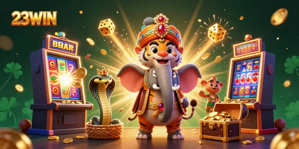 Experience thrilling jackpots with 23WIN in an amazing 3D casino world of colorful characters and dynamic gaming.