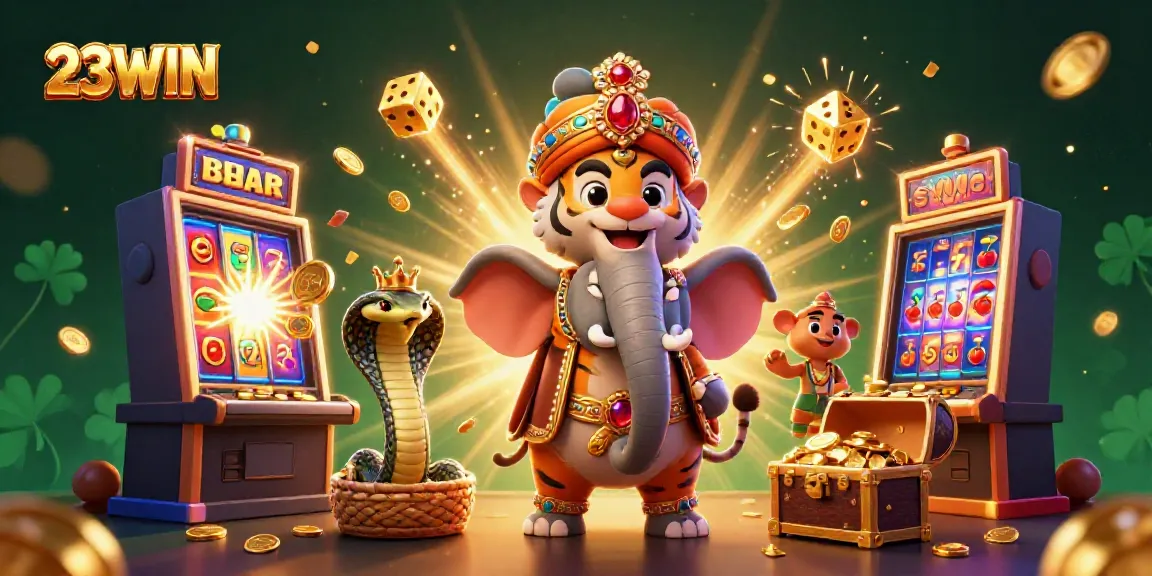 Experience thrilling jackpots with 23WIN in an amazing 3D casino world of colorful characters and dynamic gaming.