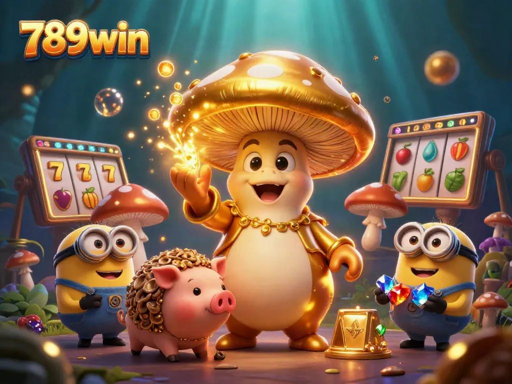 Experience the magic and riches of 789win with captivating slot reels and enchanting characters.