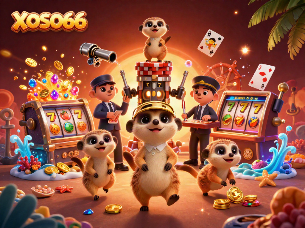 XOSO66롯도 시스템을 향상시키는 3D casino meerkats in rich detail