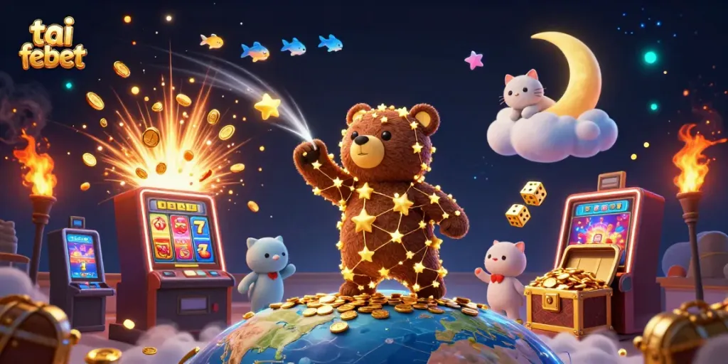 Experience exciting gameplay with tai febet, featuring vibrant casino elements and dynamic characters.