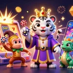 Experience thrilling wins at DH88 with vibrant 3D characters celebrating a jackpot.