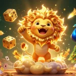 Spin and win big with sunwin20 as a vibrant sun lion dazzles in the lively casino.