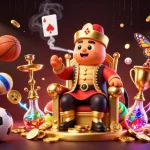 Experience exciting betting with onbet in a vibrant 3D casino atmosphere featuring dynamic game elements.