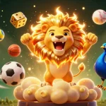 Play exciting games and win with 8xbet in a vibrant casino-themed illustration.